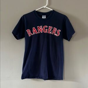 Majestic Kids Navy and Red Rangers Tee